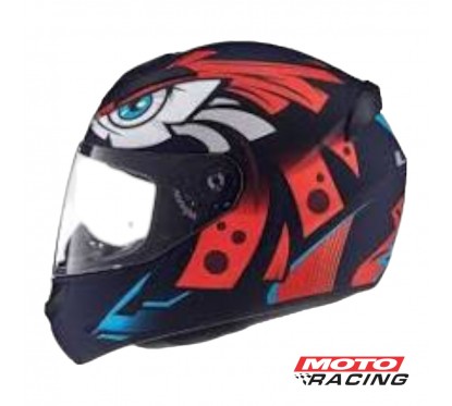 CASCO 352 ROOKIE TRIBAL AZUL-ROJO-BLANCO MATE "L" (LS2)