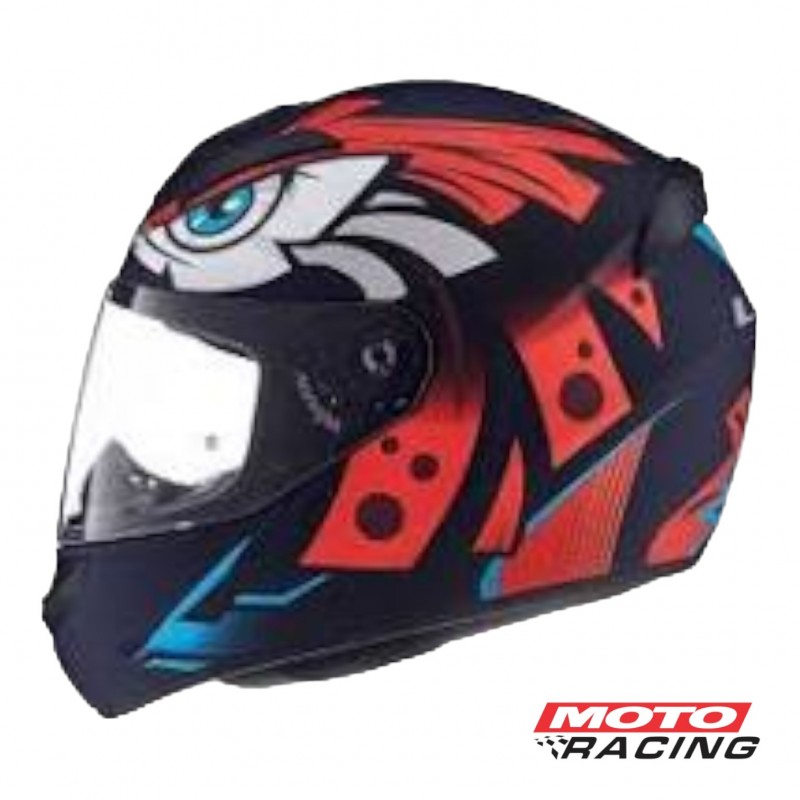 CASCO 352 ROOKIE TRIBAL AZUL-ROJO-BLANCO MATE "M" (LS2)