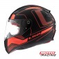 CASCO 353 CARRERA NEGRO-ROJO MATE "XL" (LS2)