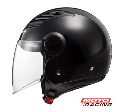 CASCO 562 AIRFLOW SOLID NEGRO MATE ABIERTO C- VISOR "XL" (LS2)