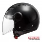 CASCO 562 AIRFLOW SOLID NEGRO MATE ABIERTO C- VISOR "XL" (LS2)