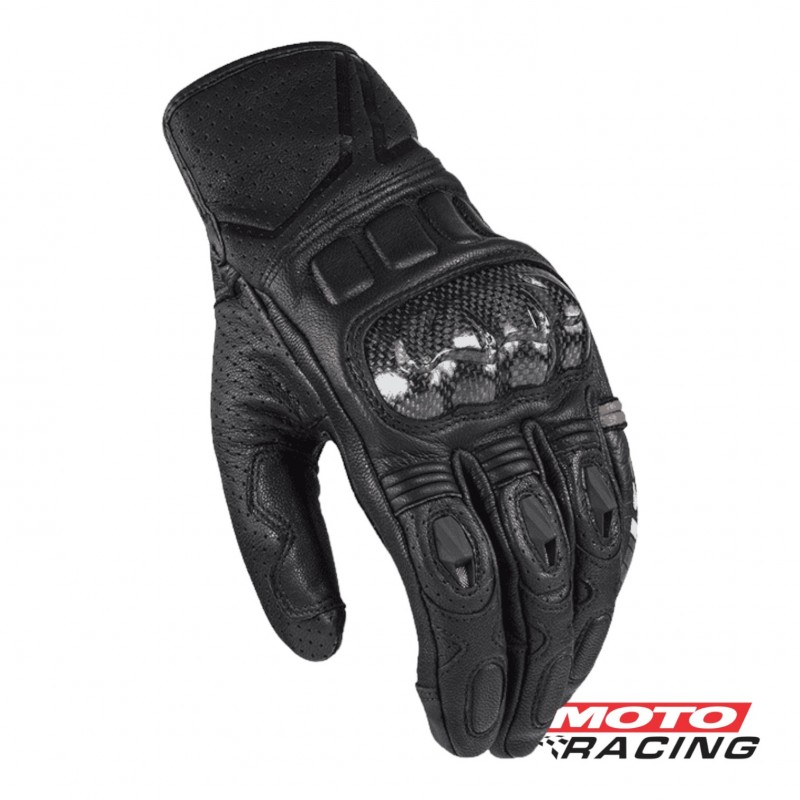 GUANTES SPARK H NEGRO C- PROTECCION NUDILLOS CARBONO "L" (LS2)