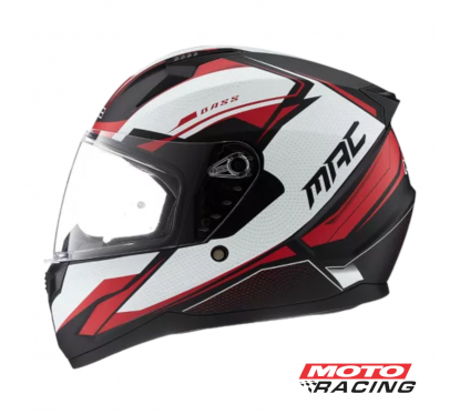 CASCO M67 ZEPPELIN BLANCO-ROJO-NEGRO MATE "M" (MAC)