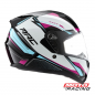 CASCO M67 ZEPPELIN NEGRO-ROSA BRILLO "M" (MAC)