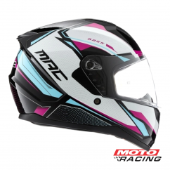 CASCO M67 ZEPPELIN NEGRO-ROSA BRILLO "XS" (MAC)