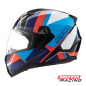 CASCO M67 BASS NIRVANA GLOSS NEGRO-AZUL-ROJO "L" (MAC)