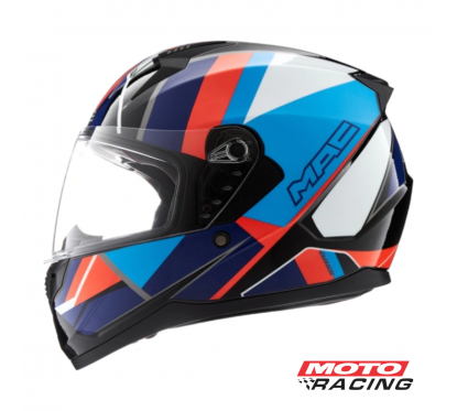 CASCO M67 BASS NIRVANA GLOSS NEGRO-AZUL-ROJO "XS" (MAC)