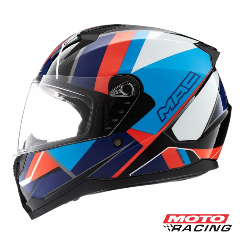 CASCO M67 BASS NIRVANA GLOSS NEGRO-AZUL-ROJO "XXL" (MAC)
