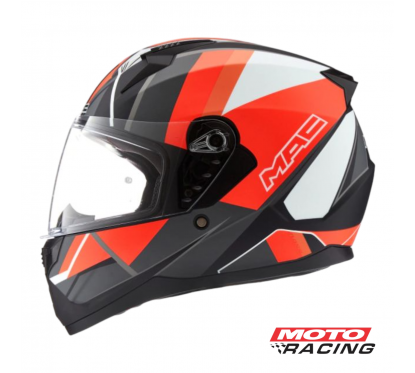 CASCO M67 BASS NIRVANA NEGRO NARANJA MATE "M" (MAC)