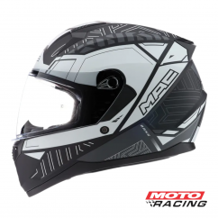 CASCO M67 ARCADE BLANCO-NEGRO MATE "M" (MAC)