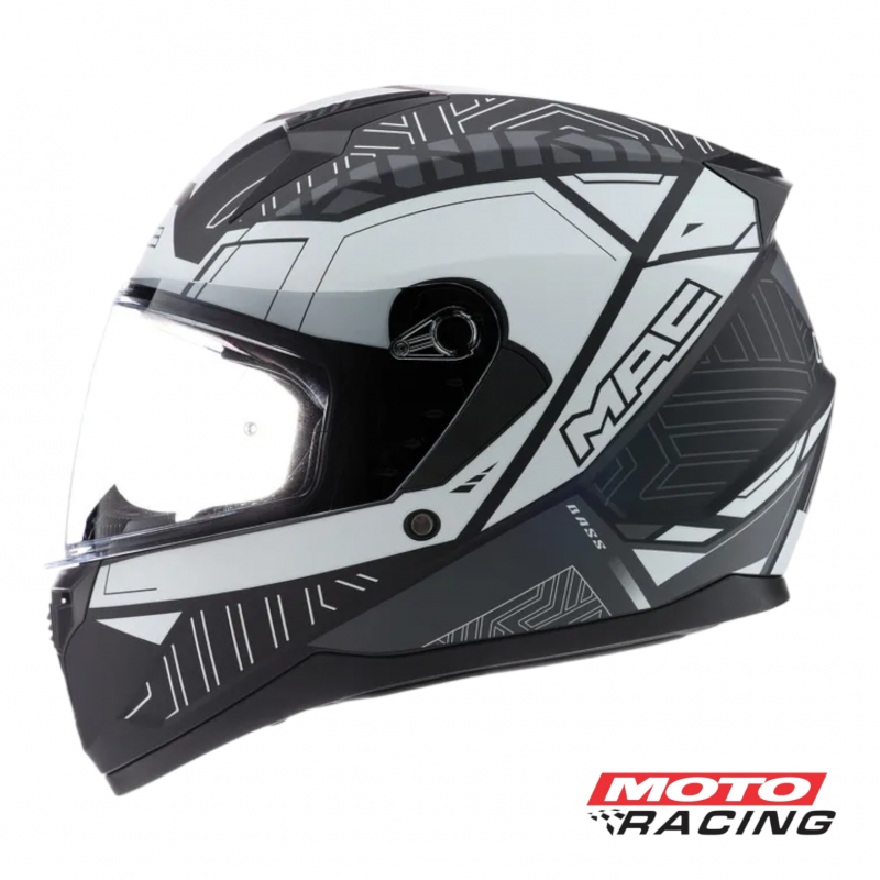 CASCO M67 ARCADE BLANCO-NEGRO MATE "M" (MAC)