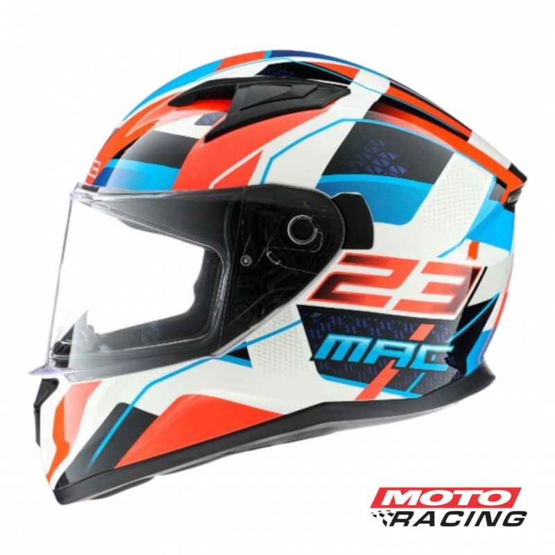 CASCO SPEED ZWITZ BLANCO-ROJO-AZUL "XL" (MAC)