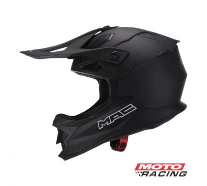 CASCO VIRTUS SOLID CROSS NEGRO MATE  "L" (MAC)