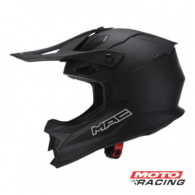 CASCO VIRTUS SOLID CROSS NEGRO MATE  "M" (MAC)