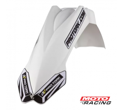 GUARDABARRO DELANTERO UNIVERSAL MX2 BLANCO (PRO TORK)