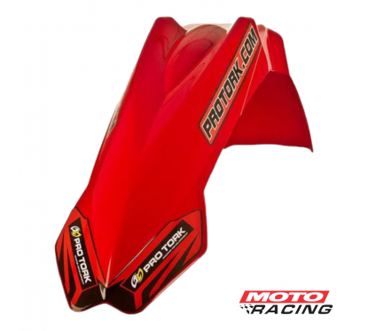 GUARDABARRO DELANTERO UNIVERSAL MX2 ROJO (PRO TORK)