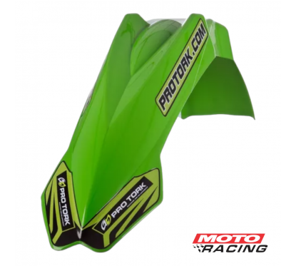 GUARDABARRO DELANTERO UNIVERSAL MX2 VERDE (PRO TORK)