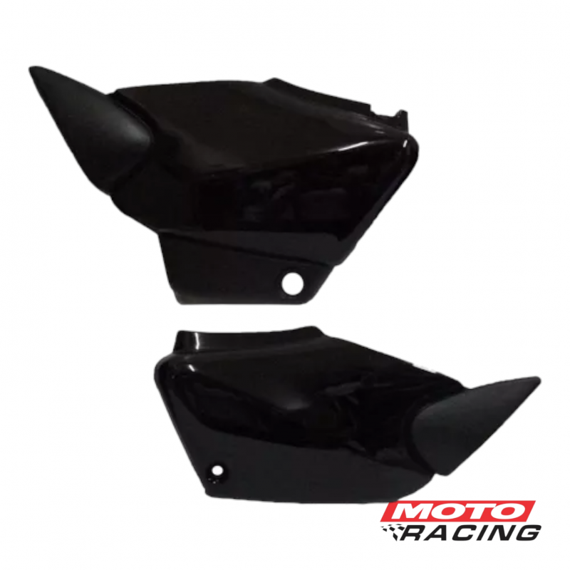 LATERAL BAJO ASIENTO HONDA TITAN 00- FAN 125 NEGRO X2(PRO TORK)