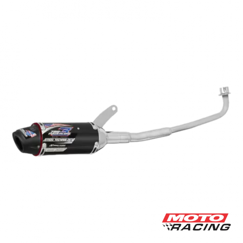 ESCAPE HONDA BIZ 100-105 POWERCORE 3 STEEL  NEGRO (PRO TORK)