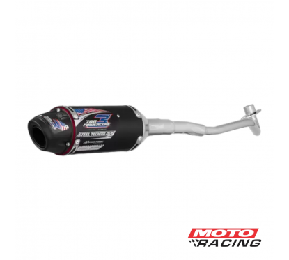 ESCAPE HONDA BIZ 125 POWERCORE 3 STEEL  NEGRO (PRO TORK)