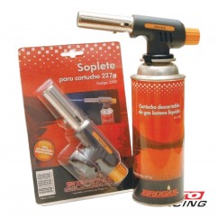 HERRAMIENTAS SOPLETE GAS BUTANO C-  ENCENDIDO ELEC Y REGUL (CH)