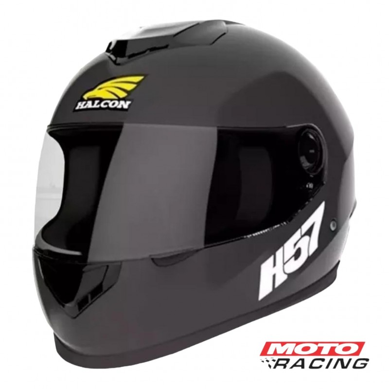 CASCO HALCON INTEGRAL H57 NEGRO BRILLANTE "L" 60cm