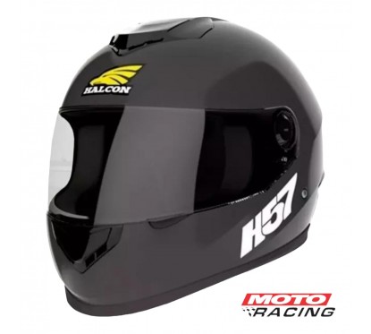 CASCO HALCON INTEGRAL H57 NEGRO BRILLANTE "XL" 62cm