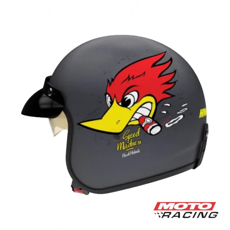 CASCO 721 SPEED MADNESS SOPHIE GRIS MATE "L" 60cm (HAWK)