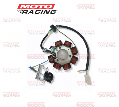 ESTATOR HONDA FAN 125 -  NXR 125 BROS 8 POLOS