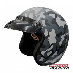 CASCO 721 CAMOU KIEV NEGRO MATE "L" 60cm (HAWK)