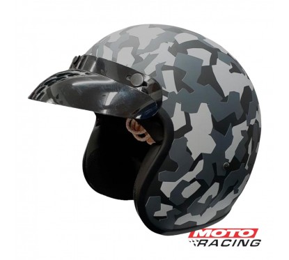 CASCO 721 CAMOU KIEV NEGRO MATE "L" 60cm (HAWK)