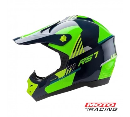 CASCO CROSS RS7 F DIRT TRAIL BLAN/MO/VER "L" 60cm (HAWK)