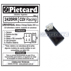CDI UNIVERSAL A BATERIA RACING 200 6 PIN