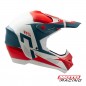 CASCO CROSS RS7 F DIRT TRAIL BLAN- ROJO- GRIS "XL" 62cm (HAWK)
