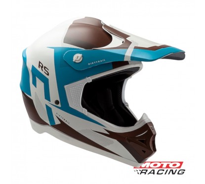 CASCO CROSS RS7 F DIRT TRAIL BLAN- MARR- CELEST "XL" 68cm (HAWK)