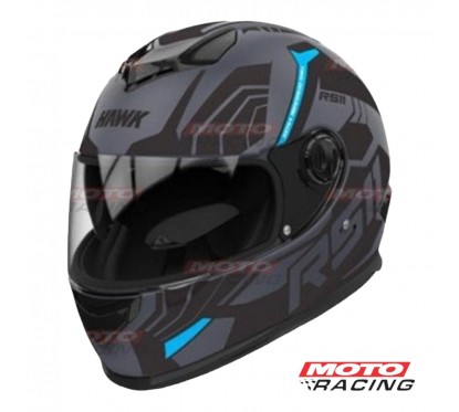 CASCO HAWK INTEGRAL RS11 REVO SOPHIE NEGRO-  CELESTE "S" 56cm