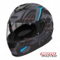 CASCO HAWK INTEGRAL RS11 REVO SOPHIE NEGRO-  CELESTE "S" 56cm