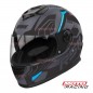 CASCO HAWK INTEGRAL RS11 REVO SOPHIE NEGRO/ CELESTE "XL" 62cm