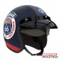 CASCO 721 RUTA 66 AZUL MATE "L" 60cm (HAWK)