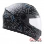 CASCO INTEGRAL ROCKWELL 929 PLAIN NEGRO- GRIS MATT "S" (HAWK)
