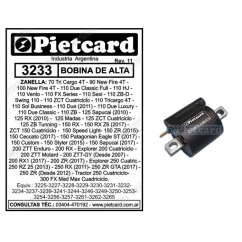 BOBINA ALTA HONDA SEXY 110-  HJ 110 (7-1)