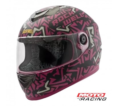 CASCO INTEGRAL ROCKWELL 929 PLAIN RYRAH- VIOLETA MATT"XL" (HAWK)