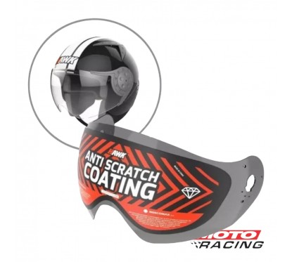VISOR CASCO HAWK RS9 ANTISCRATCH FUME