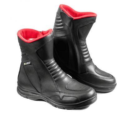 BOTAS IMOLA 2 MEDIA CAÑA NEGRA C- INTERIOR ROJO T-42 (SOLCO)