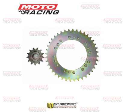 CORONA Y PIÑON YAMAHA XTZ 250 LANDER 40- 13 DORADA (STD)