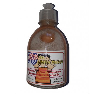 GEL LIMPIA MANOS DESENGRASANTE Y BACTERICIDA x250cc