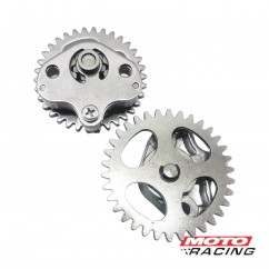 BOMBA ACEITE YAMAHA CRYPTON T-105 M- VIEJO ENGR. T-34 ACERO (T-FORCE)