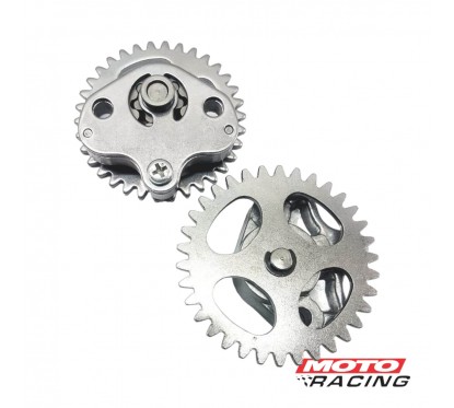 BOMBA ACEITE YAMAHA CRYPTON T-105 M- VIEJO ENGR. T-34 ACERO (T-FORCE)