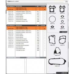 JUNTA MOTOR HONDA ELITE 125 05- 09 C- ORING