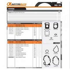 JUNTA MOTOR HONDA XR 125L C/O'RING (ALFA)
